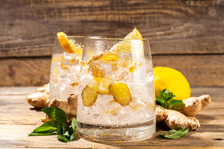 Ginger lemon lemonade, a Food & Drink Photo by Rimma