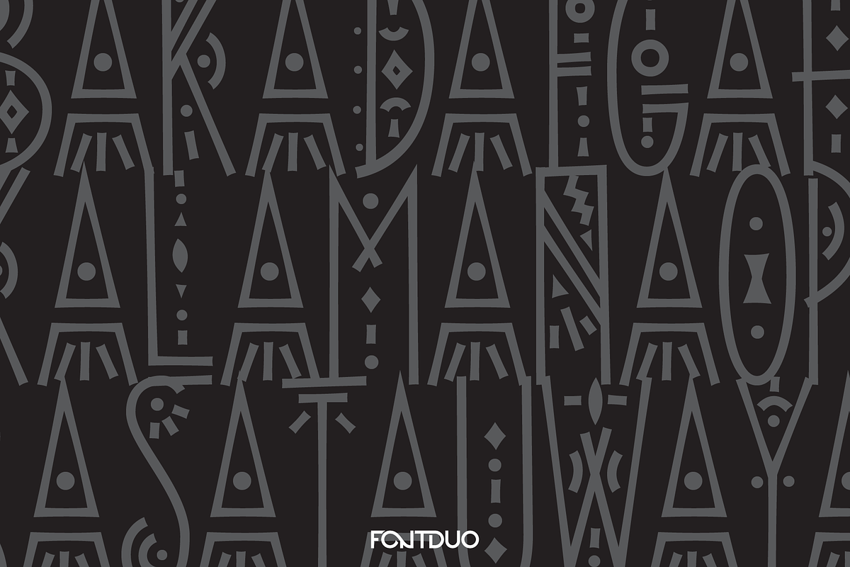 Pista Ethic Cricut Procreate Font, a Symbol Font by FontDuo (Photo 2 of 9)