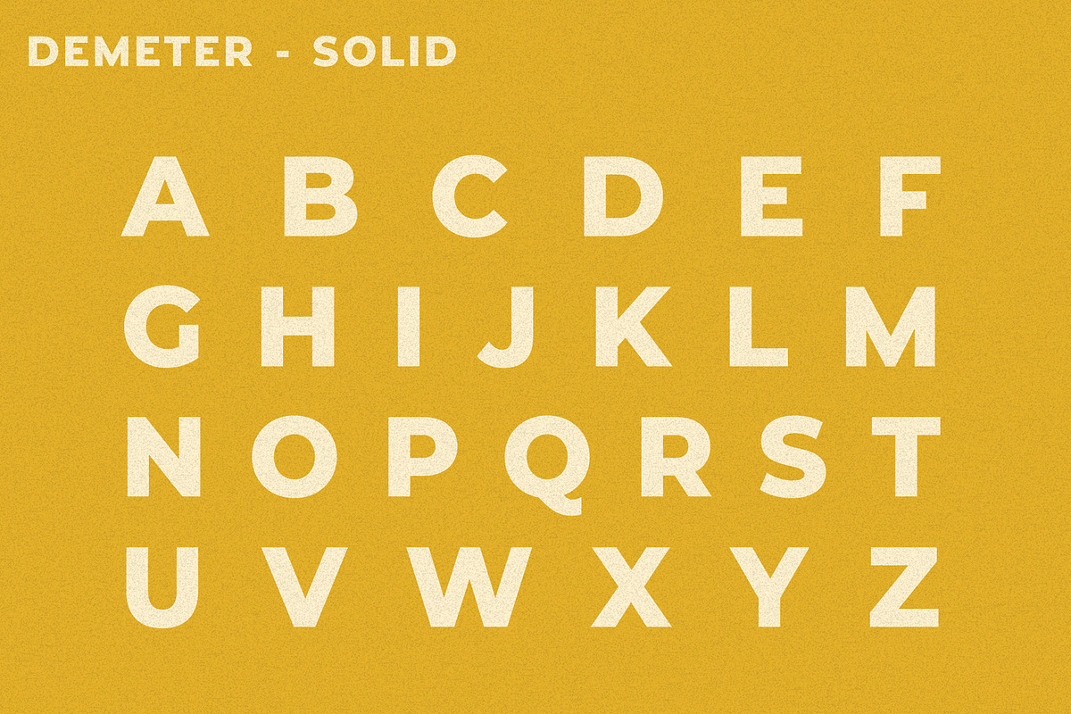 Demeter // A Fun Display Font, a Sans Serif Font by Megs Lang
