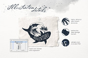 Vacation Time. 50 Logos & Badges, an Illustration by Cosmic Store (Thumbnail 10 of 11)