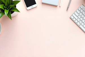 Workspace Flat Lay With Clean Copy S, a Photo by LOGOCREATIVE