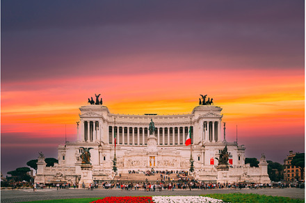 Rome, Italy. Altar Of The Fatherland, an Architecture Photo by Our Amazing World