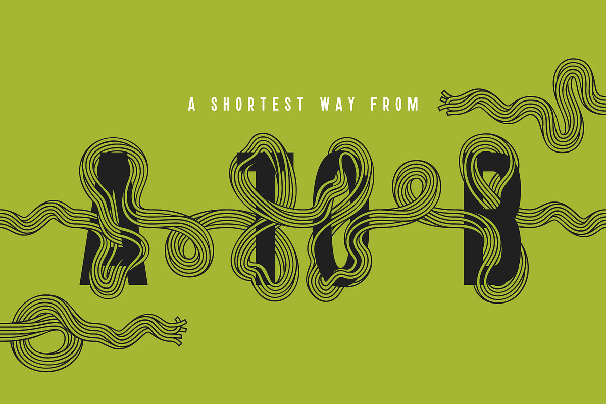 Twisted Ribbon — Creative Font, a Symbol Font by Gleb Guralnyk (Photo 3 of 8)