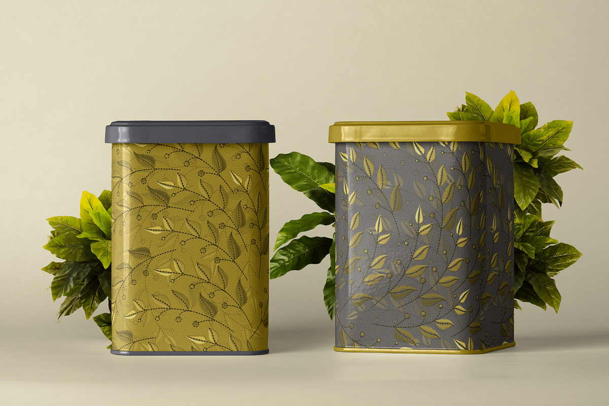 Botanical seamless patterns, a Pattern Graphic by BAGIRA | Studio (Photo 2 of 8)