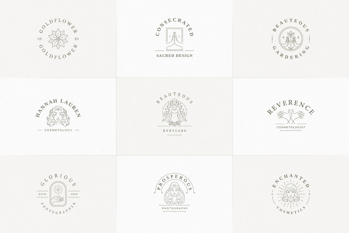 36 Elegant Logo Templates | Canva, a Branding & Logo Template by Vasya Kobelev (Photo 7 of 10)