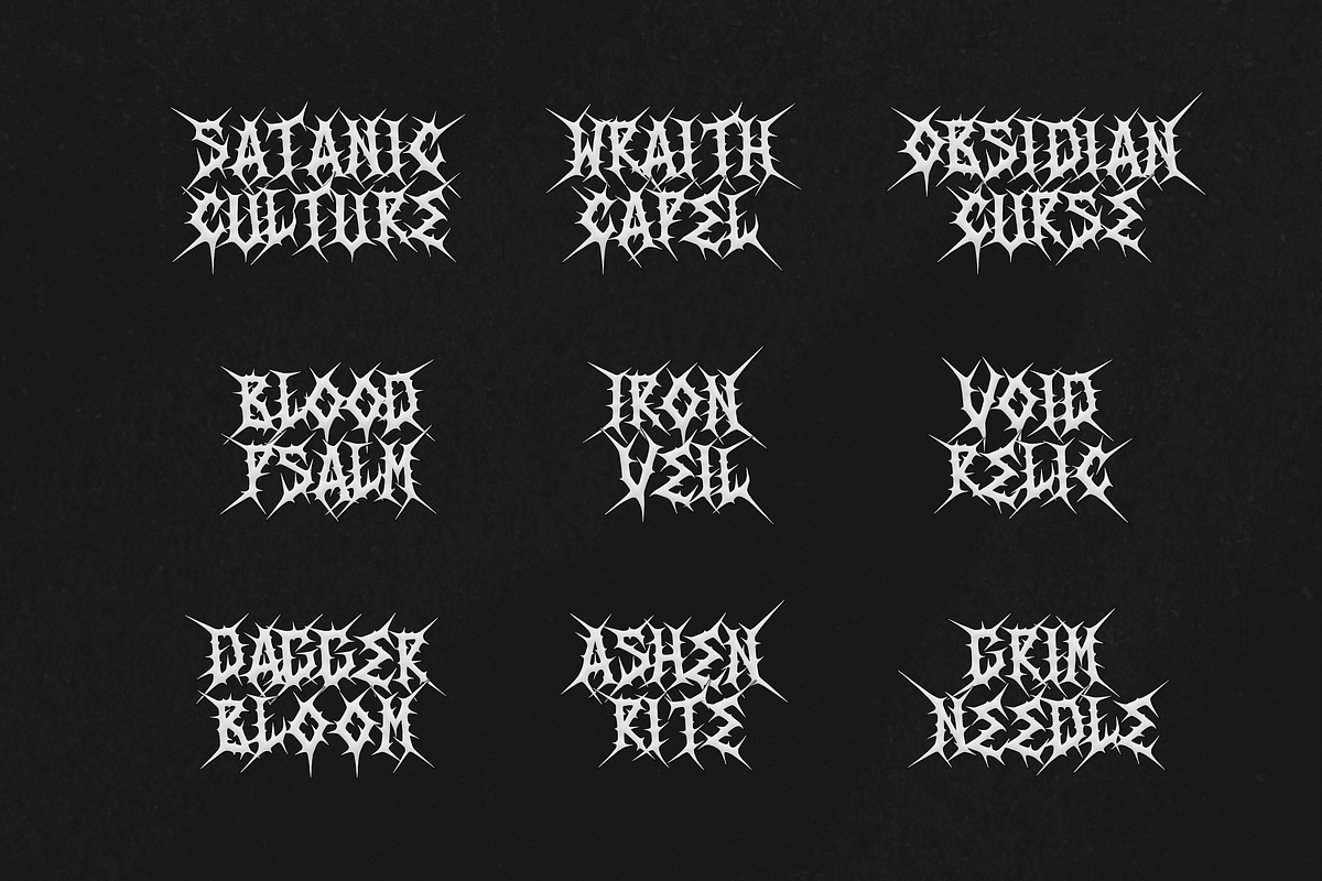 Thorn Oath | Black Metal Font, a Blackletter Font by Denustudios (Photo 5 of 12)