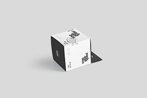 Package Box Mockup - Square - Hanger