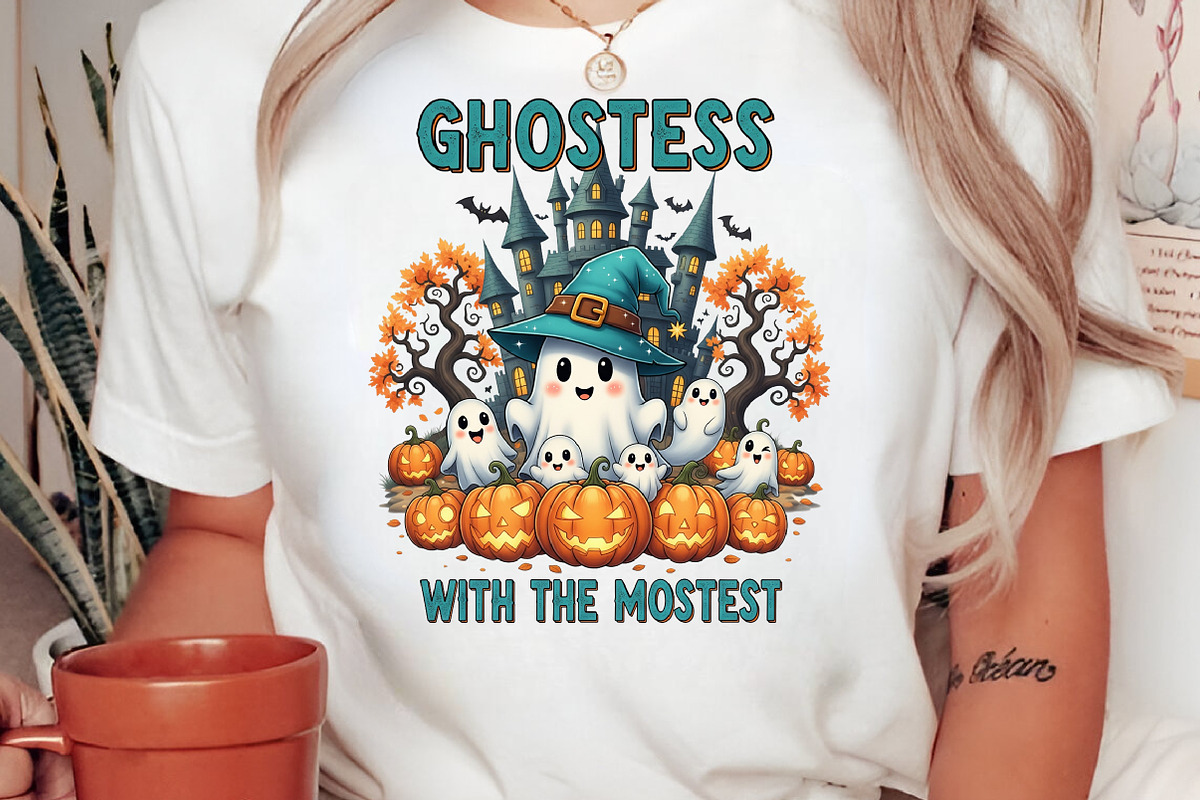 Ghostess With The Mostest PNG, an Illustration by Craft Nest