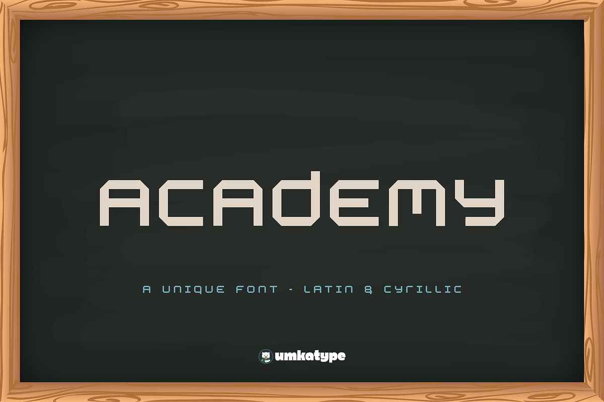 Academy Display Font, a Font by alpercakici (Photo 9 of 9)