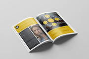 Annual Report Template, a Brochure Template by retrographix (Thumbnail 7 of 14)