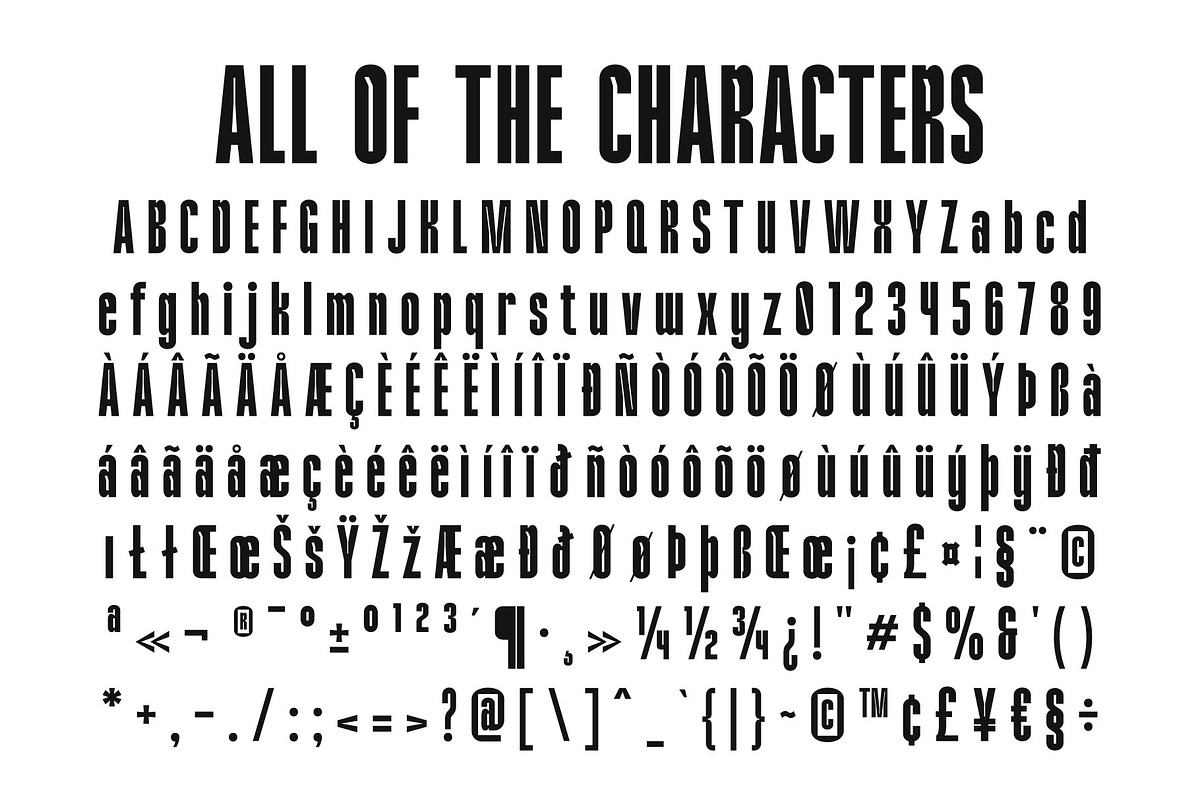 Richard – Condensed Inktrap Font, a Sans Serif Font by Craft Supply Co. (Photo 8 of 8)