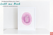 Watercolor background Call me Pink, a Texture Graphic by LittleAcornGraphics (Thumbnail 4 of 13)