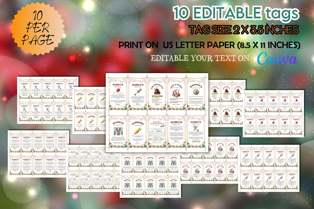 Santa Letter Bundle #13, a Print Template by Adalin Shop (Photo 11 of 14)
