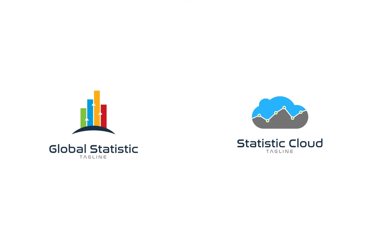 10 Business Statistic Logo Bundle #4, a Branding & Logo Template by ...