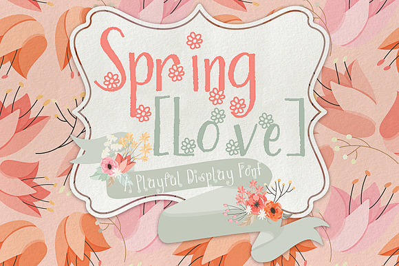 Spring Love Display Font preview 5
