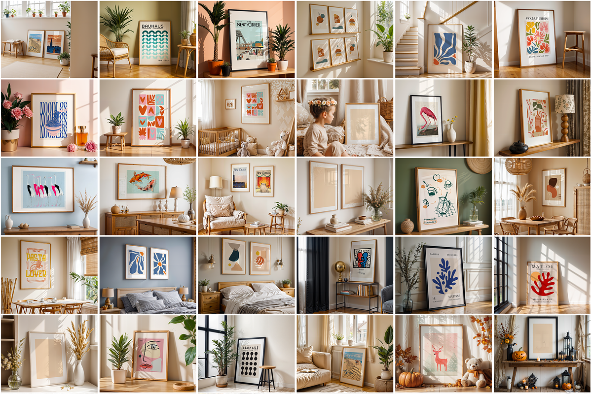 600+ Frame Mockup PSD Bundle Set, a Wearable Device Mockup by MockupShopi (Photo 14 of 23)