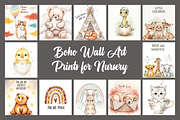 35 Boho Wall Art Prints for Nursery, an Animal Illustration by Hanan ElGendy Designs (Thumbnail 1 of 6)