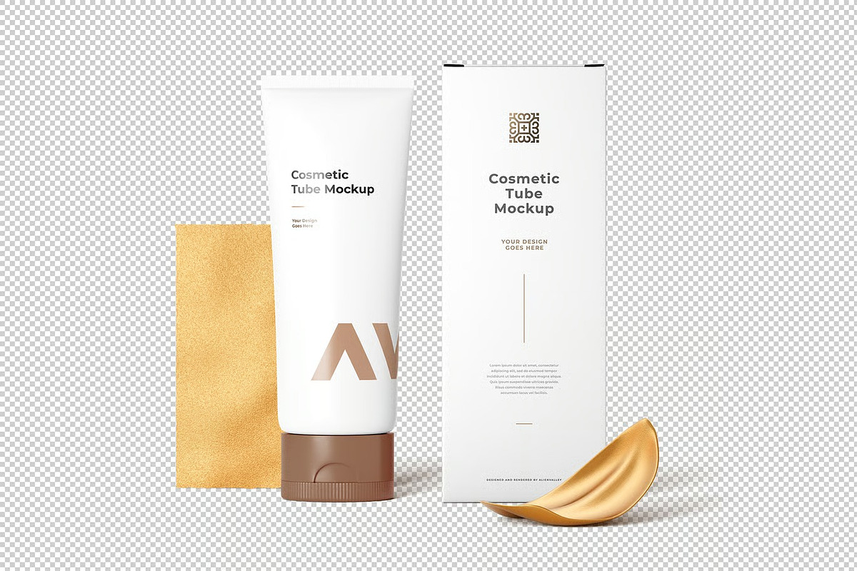 Cosmetic Tube Mockup, a Product Mockup by zpackcreative (Photo 3 of 4)