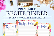 Recipe Binder Printable Kit, a Stationery Template by Jessica Marie Design (Thumbnail 4 of 4)