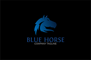 Blue Horse - Logo Template, a Branding & Logo Template by Twelve.std (Thumbnail 3 of 3)