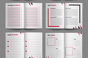 Daily Planner Template Layout, a Stationery Template by ContestDesign (Thumbnail 3 of 4)