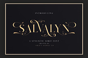 Salvalyn - Stylistic Serif Font, a Serif Font by Craft Supply Co. (Thumbnail 12 of 12)