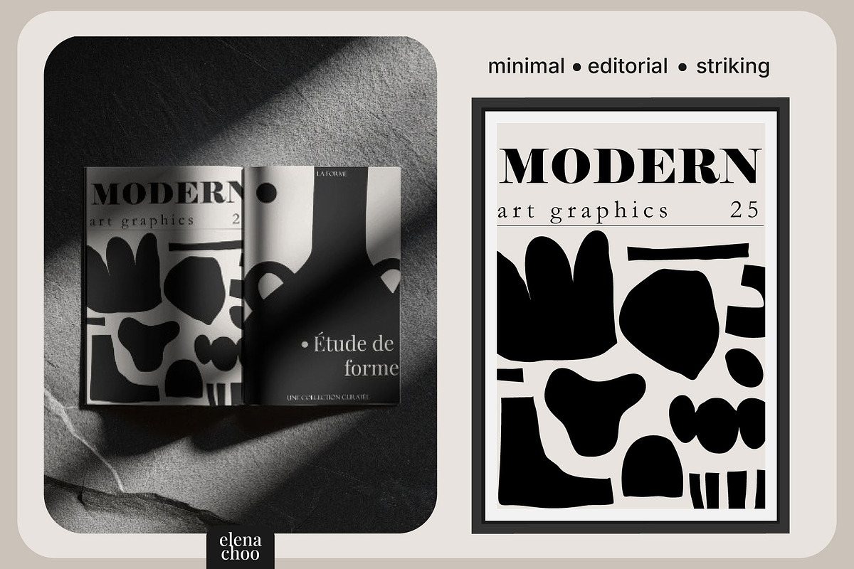 La Forme - Elegant Poster Collection, an Object Graphic by Elena Choo (Photo 4 of 9)