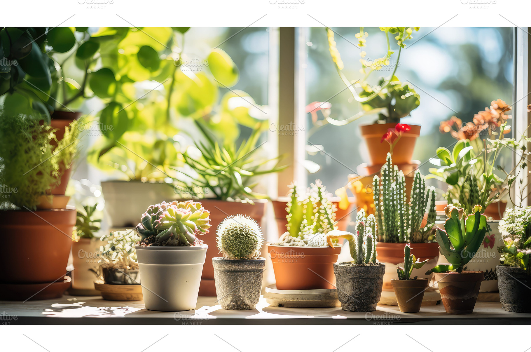 s house plant ai generated, a Nature Photo by pikepicture