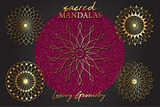 Sacred Mandalas Gold Luxury set, an Object Graphic by GraphicRedStudio (Thumbnail 5 of 10)