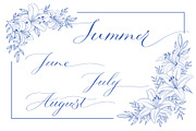 4 Seasons. Calligraphy and Frames., a Seasonal Illustration by Line and Bloom (Thumbnail 4 of 13)