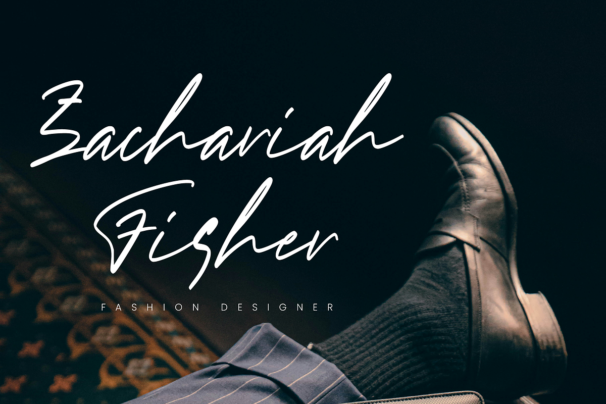 Hidzena - Classy Signature Font, a Script Font by Randi Irvan | Rvandtype (Photo 7 of 12)
