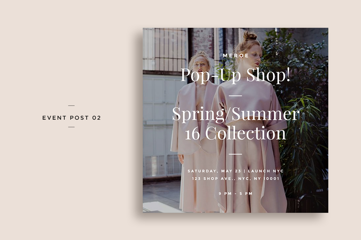 VIBES Social Media / Blog Templates, a Social Media Template by STUDIO MEROE (Photo 12 of 12)