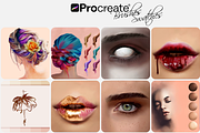 Portrait Assets for Procreate, a Brush Add-On by FaeryDesign (Thumbnail 1 of 28)