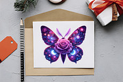 Halloween & Purple Roses Clipart, an Illustration by RobertsArt (Thumbnail 6 of 7)
