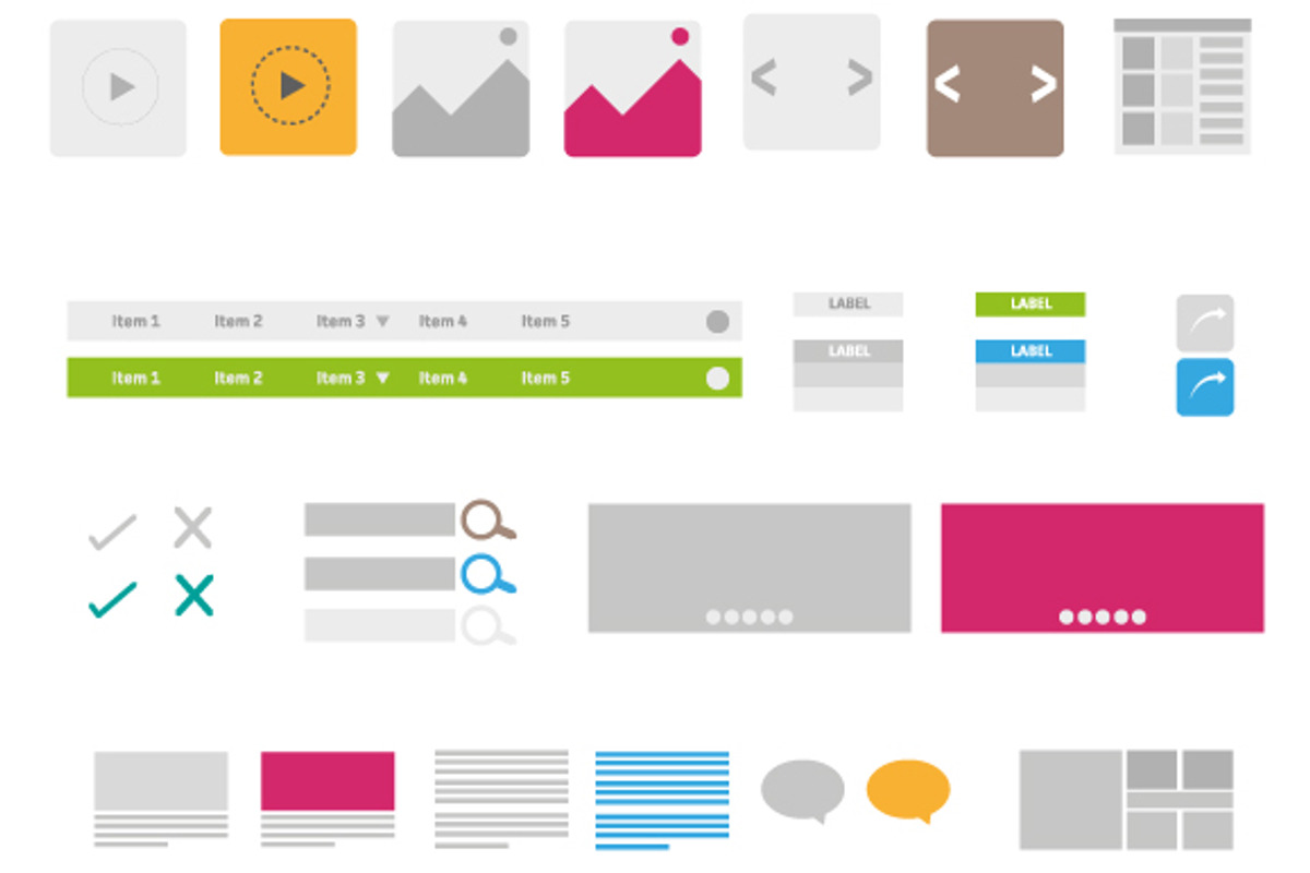 Graphic Elements - Quick Web Design, an Icon by SUBCUTANEO STORE (Photo 2 of 5)