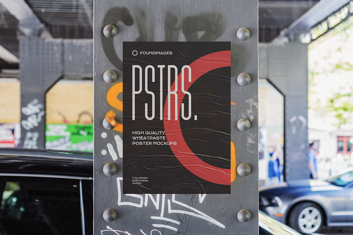 34 poster mockup bundle, an Advertising Mockup by FoundImages (Photo 22 of 34)