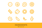 Burger Shop Icons / Illustrations, an Outline Icon by Sarunw (Thumbnail 2 of 4)