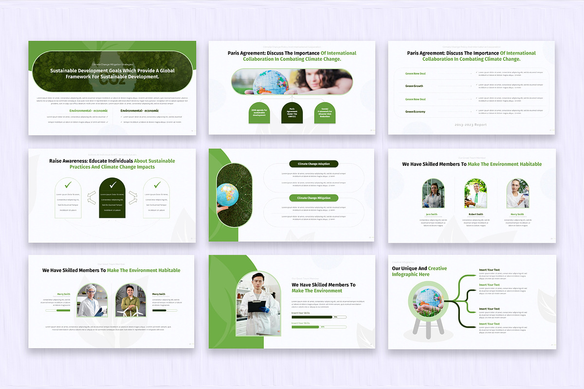 Sustainable Development Presentation, a Presentation Template by SlideStack (Photo 4 of 5)
