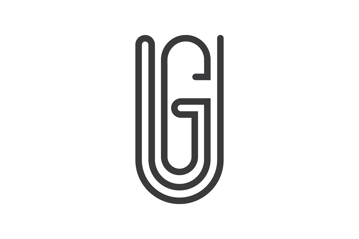 UG or GU logo and icon design, a Branding & Logo Template by mrshamsjaman