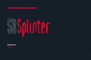 Splinter, a Font by SelfBuild Type (Thumbnail 3 of 6)