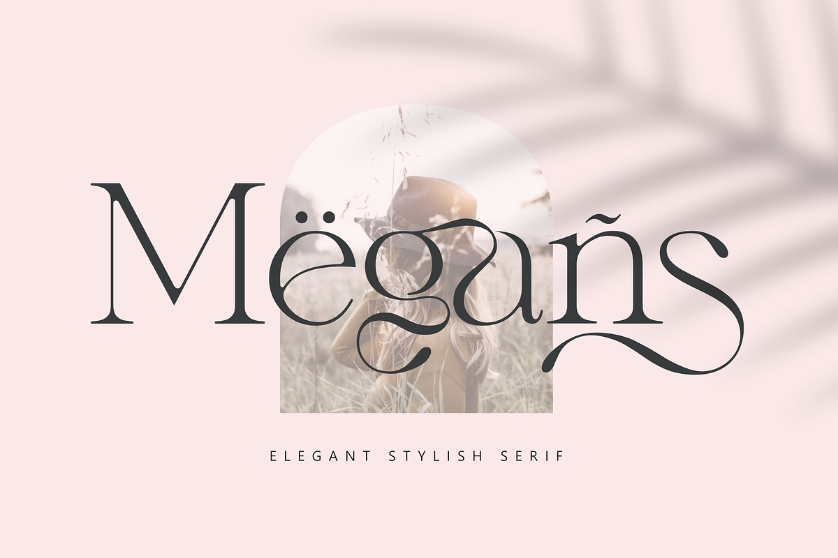 Megans | Elegant Stylish Serif, a Serif Font by Sealoung (Photo 1 of 16)