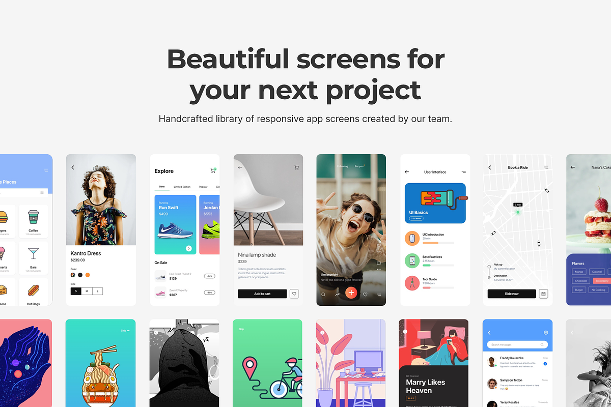 Fabrx Mobile Design System, an UI Kit Template by Fabrx Design (Photo 2 of 6)