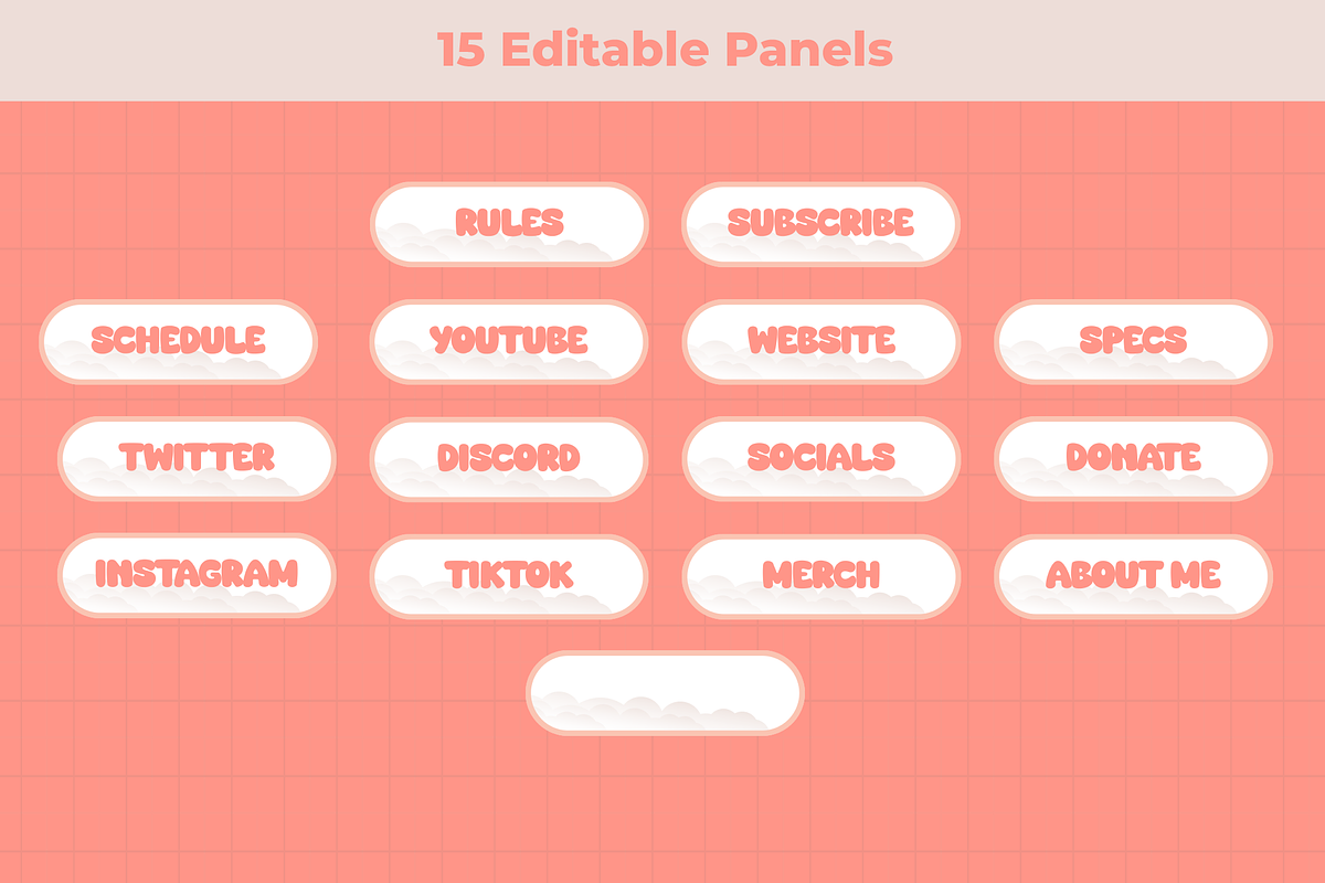 Cute bunny theme overlay stream, a Design Template by Mhagi27 (Photo 2 of 5)