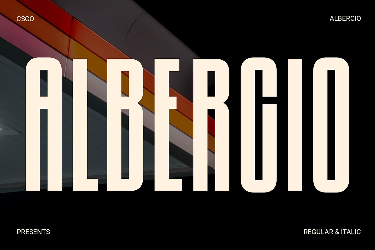 Albercio – Condensed Sans, a Sans Serif Font by Craft Supply Co. (Photo 1 of 8)