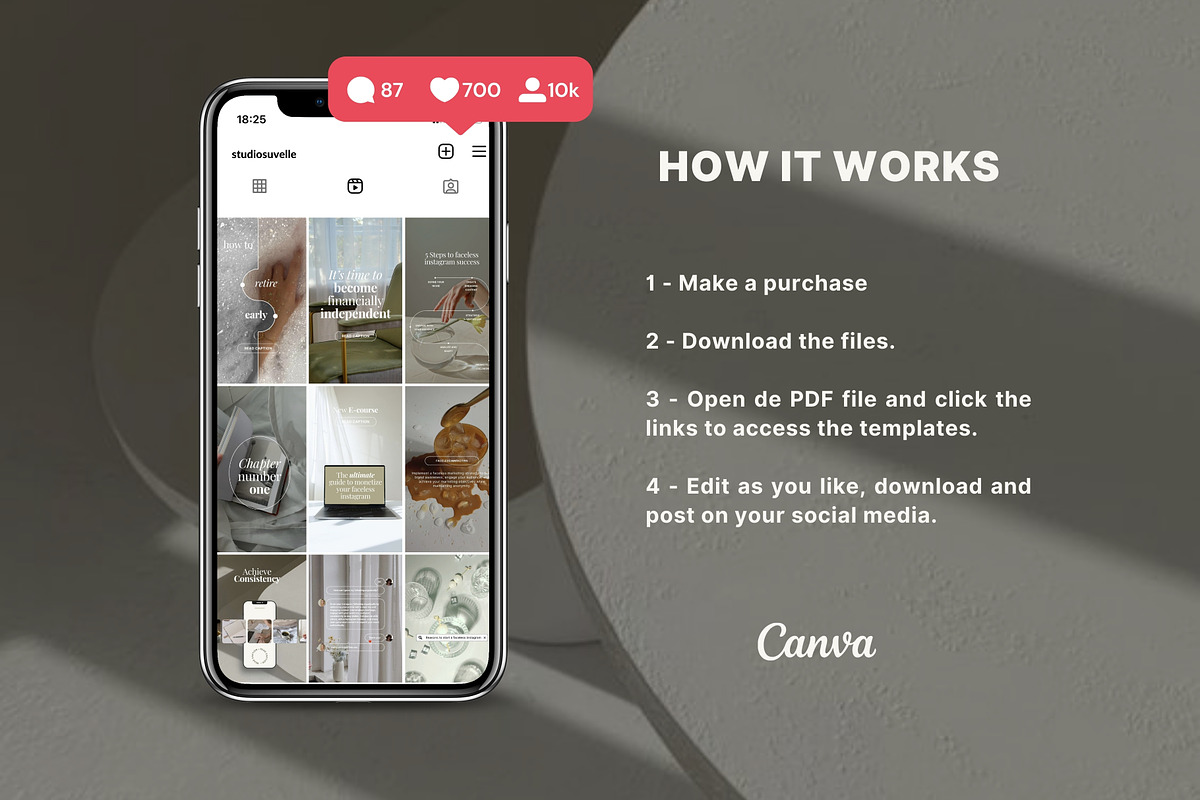 Transition video reels canva, a Social Media Template by Studio Suvelle (Photo 7 of 8)