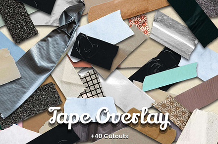 43 Tape PNG Overlays