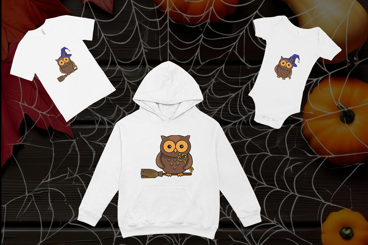 Halloween Owl Set, a Seasonal Illustration by Elatedowl (Photo 12 of 13)