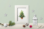 Watercolor Christmas collection., a Decorative Illustration by Elena Medvedeva (Thumbnail 8 of 8)