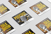 Talk Show Podcast Flyer, a Flyer Template by MnGfx (Thumbnail 4 of 4)