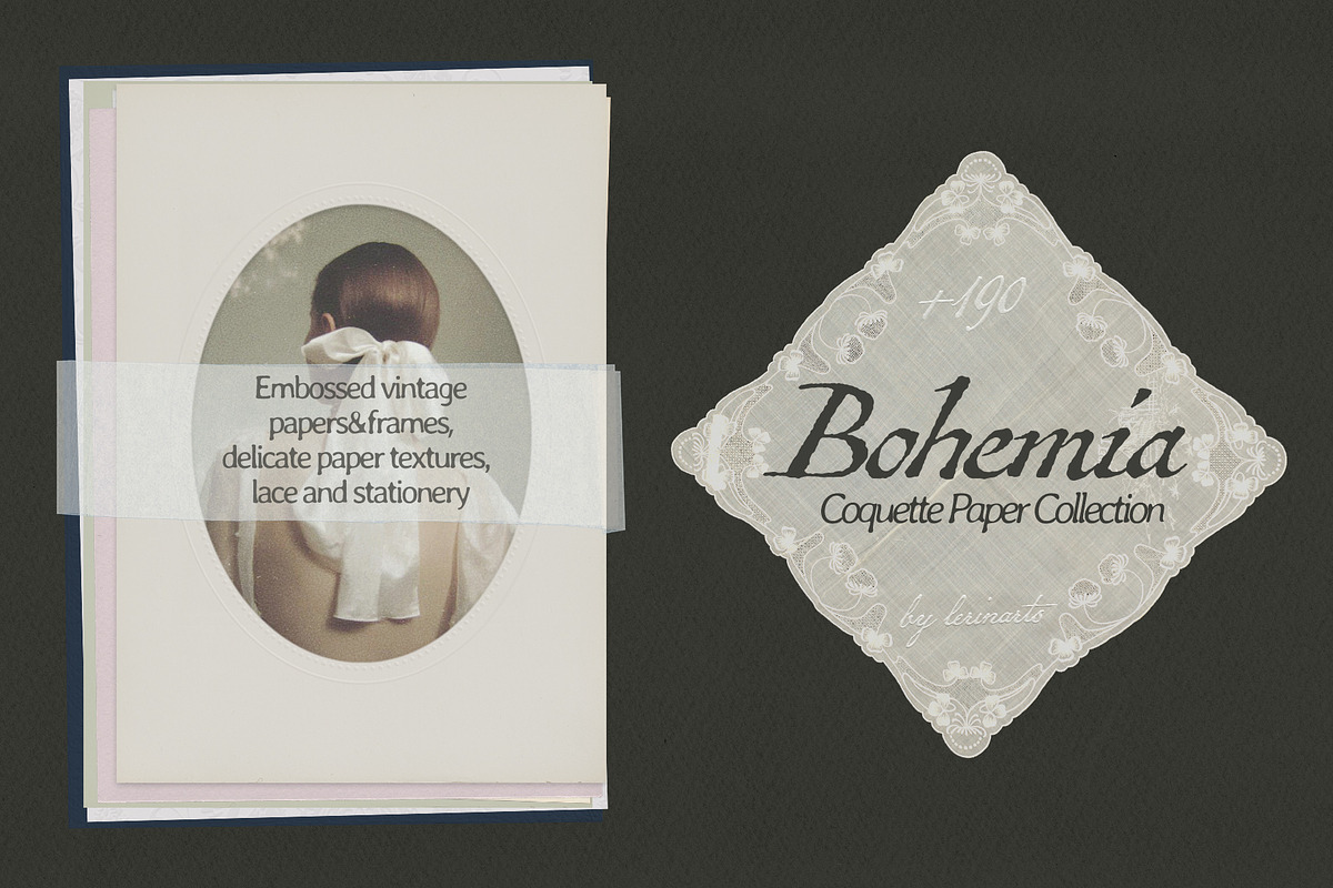 Bohemia - Coquette Papers Collection, a Texture Graphic by lerinartstudio (Photo 1 of 11)